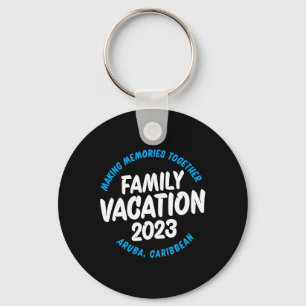 Family Vacation Aruba 2023 Keychain
