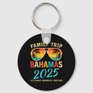 Family Vacation Bahamas 2025 Matching Group Summer Keychain