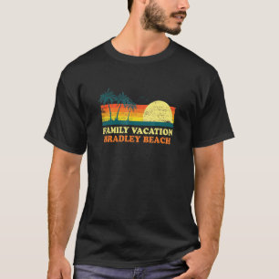 Family Vacation Bradley Beach American New Jersey  T-Shirt