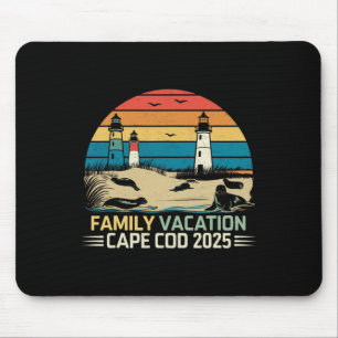 Family Vacation Cape Cod 2025 Coastal Vacation Lig Mouse Pad