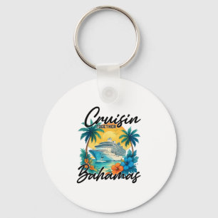 Family Vacation Couple Cruise Ship 2026 Cruisin Ha Keychain