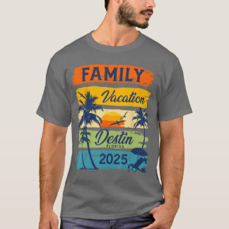 Family Vacation Destin Florida 2025 Matching Famil T-Shirt