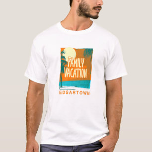 Family Vacation Edgartown Beach Massachusetts T-Shirt