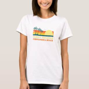 Family Vacation Fernandina Beach American Florida T-Shirt