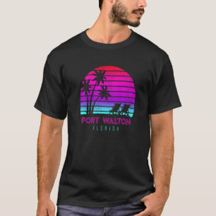 Family Vacation Florida Fort Walton Sunset Beach T-Shirt