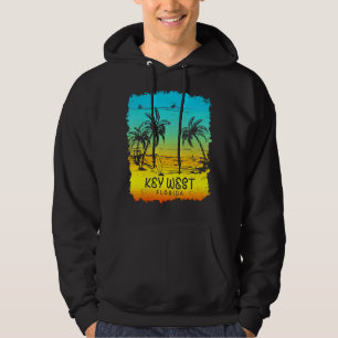 Family Vacation Florida Key West Sunset Beach Hoodie