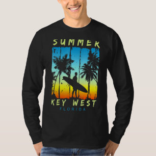 Family Vacation Florida Key West Sunset Beach T-Shirt