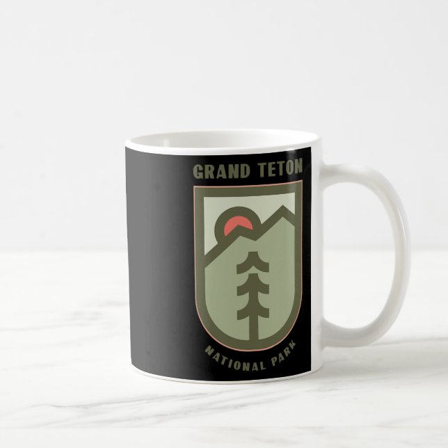 Family Vacation Gift - Grand Teton National Park  Coffee Mug (Right)
