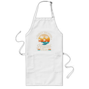 Family Vacation Hawaii 2026 Long Apron