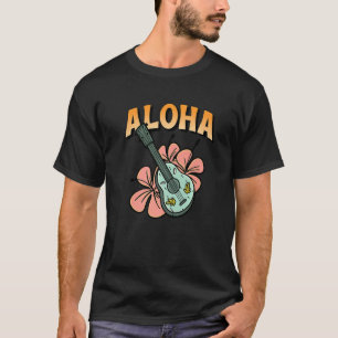 Family Vacation Hawaii Flowers Aloha Ukulele T-Shirt
