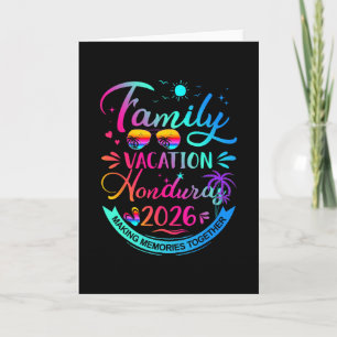 Family Vacation Honduras 2026 Palm Tree Gift Card