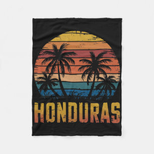 Family Vacation Honduras Souvenirs Honduras Roatan Fleece Blanket