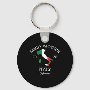 Family Vacation Italy 2026 Family Travel Squad  Keychain