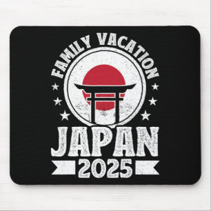Family Vacation Japan 2025 Beach Summer Vacation Mouse Pad