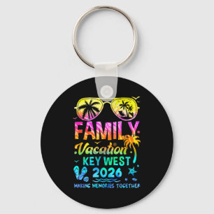 Family Vacation Key West Matching Design Keychain