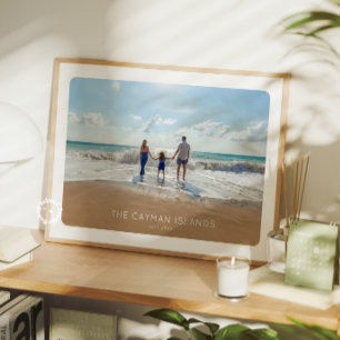 Family Vacation Landscape Poster Custom Travel