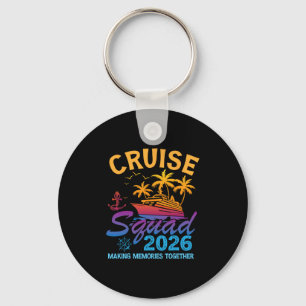 Family Vacation Matching Cruise Outfits Keychain