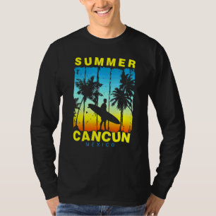 Family Vacation Mexico Cancun Sunset Beach T-Shirt