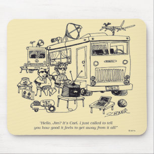 Family Vacation Mouse Pad