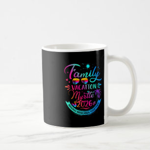 Family Vacation Myrtle 2026 Palm Tree Gift  Coffee Mug