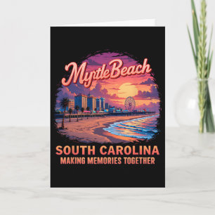 Family Vacation Myrtle Beach 2025 Holiday Summer M Card