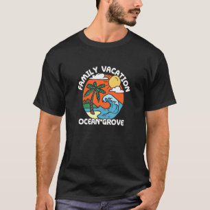 Family Vacation Ocean Grove Beach New Jersey Beach T-Shirt
