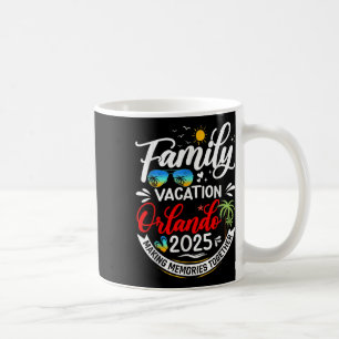 Family Vacation Orlando 2025 Beach Summer Vacation Coffee Mug