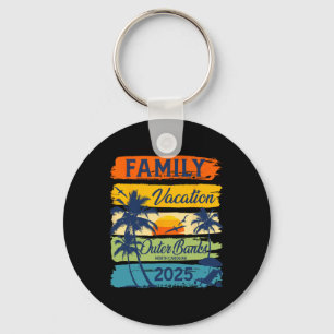 Family Vacation Outer Banks North Carolina 2025 Fa Keychain