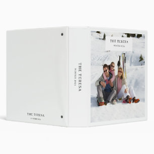Family Vacation Photo Album Binder