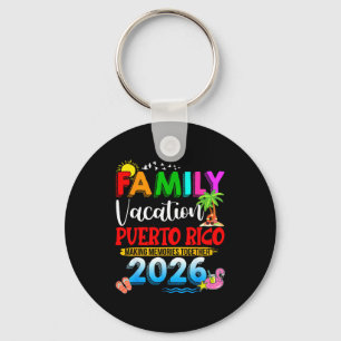 Family vacation puerto rico 2026 matching group keychain