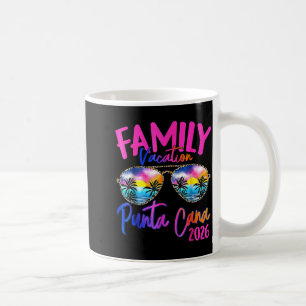 Family Vacation Punta Cana 2026 Matching Holiday Coffee Mug