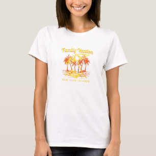 Family Vacation San Juan Islands Keepsake Washingt T-Shirt