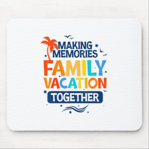 Family Vacation Shirts Cruise Women Men Kids Summe Mouse Pad