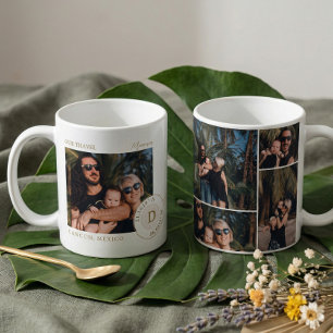 Family Vacation Travel Memories Photo Collage Coffee Mug