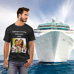 Family vacation travel photo collage T-Shirt<br><div class="desc">Make your own unique photo collage.  Use four,  4 of your favourite photos.  Personalize and add text,  year.</div>