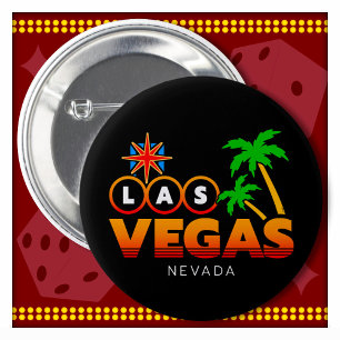 Family Vacation Trip Souvenir Las Vegas Vacation 2 Inch Round Button