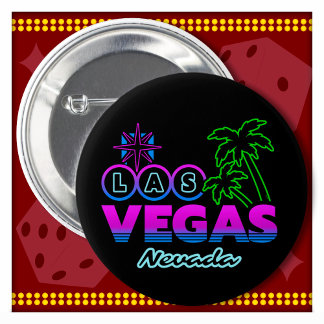 Family Vacation Trip Souvenir Las Vegas Vacation 2 Inch Round Button