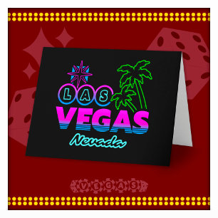 Family Vacation Trip Souvenir Las Vegas Vacation Card