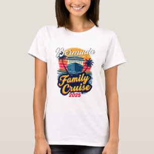 Family Vacation Vacay Squad Family Cruise Bermuda T-Shirt