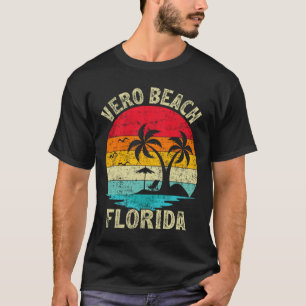 Family Vacation Vintage Retro Florida Vero Beach T-Shirt