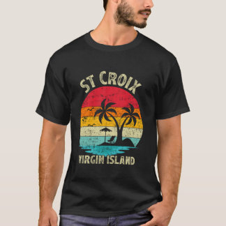 Family Vacation Vintage Retro Virgin Island St Cro T-Shirt