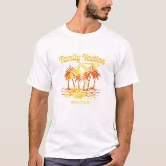 Family Vacation Walton Keepsake Florida Remembranc T-Shirt