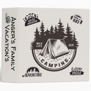 Family Vacations Binder