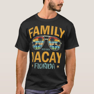 Family Vacay 2022 Florida  Sunset Beach Family Gro T-Shirt