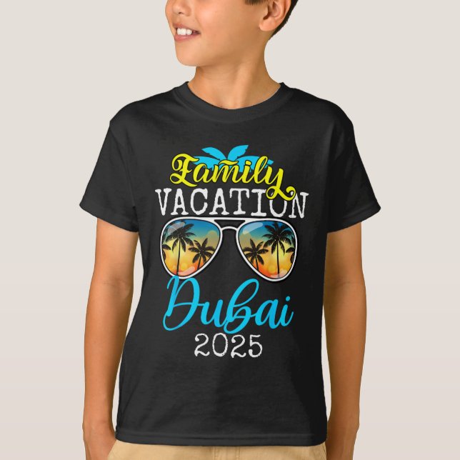 Family Vacay Squad Group Trip Family Vacation Duba T-Shirt (Front)