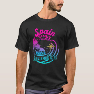 Family Vacay Squad Group Trip Family Vacation Spai T-Shirt