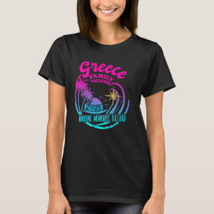 Family Vacay Squad Trip Family Vacation Greece 202 T-Shirt