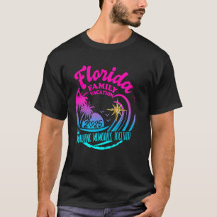 Family Vacay Squad Trip Group Family Vacation Flor T-Shirt