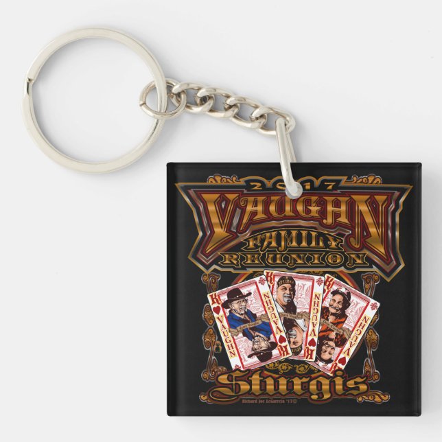 Family Vaughn Reunion  Keychain (Front)
