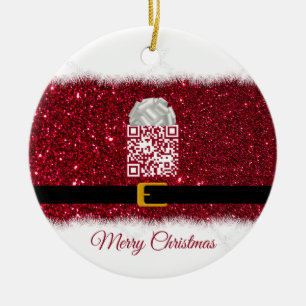 Family Video and Photo-Christmas-Unique Ceramic Ornament